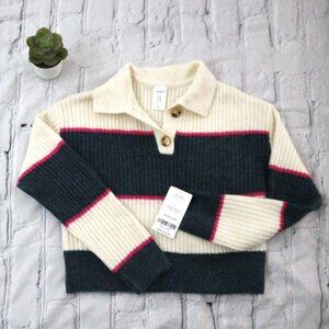 Brand New! Girls Collar Sweater